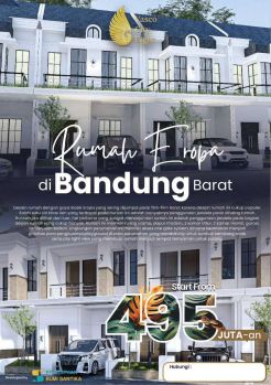 RUMAH KONSEP EROPA DEKAT EMKOT VACCO CITY LIGHT CIHANJUANG HARGA PROMO