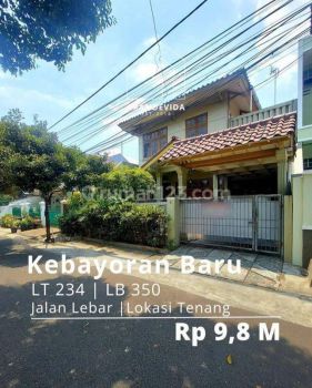 RUMAH DI KEBAYORAN BARU STRATEGIS