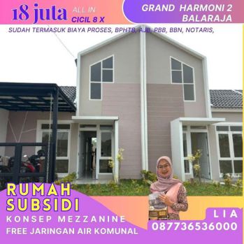 GRAND HARMONI 2 BALARAJA SUBSIDI KEREN