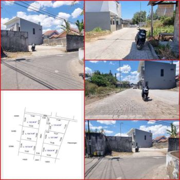 Tanah kav 6 unit gamping dekat ke UMY bisa jadi kos