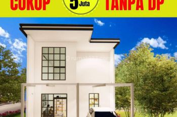 Rumah di jual tanpa DP lokasi strategis pinggir jalan raya utama