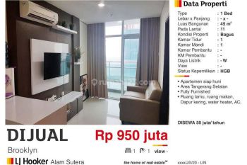 Apartemen Brooklyn Alam Sutera Daerah Tangerang Selatan