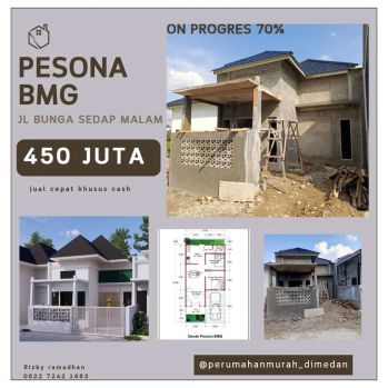 Di jual cepat rumah di bunga sedap malam ringroad