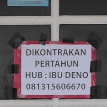 Rumah dikontrakan di H Nawi Fatmawati