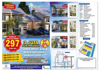 Rumah cantik siap huni tanpa Dp free Bphtb dekat Bandara Soetta