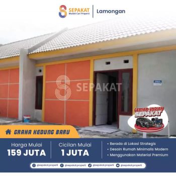 Dijual Rumah Subsidi Murah Lokasi Strategi di Kedungpring Lamongan