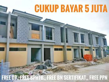 Magnolia park 9 rumah murah 2 lantai lokasi strategis free biaya dp 0%