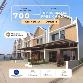 Dijual rumah murah dekat dengan tol