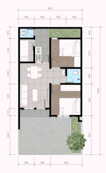Rumah Asri di Cluster Britania Kota Sutera Tangerang