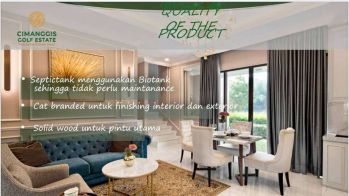 PROMO DP 0% Cimanggis Golf Estate World Class Resort Living