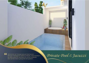 Fasad yang modern trofis kontemporer yg sangat cocok buat iklim jogja