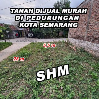 Tanah Strategis Jual Murah di Kota Semarang (BU)