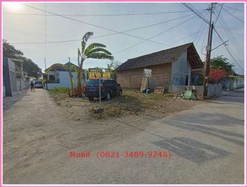 Dekat Lapangan Kadisono Berbah, Tanah siap Bangun di Tegaltirto