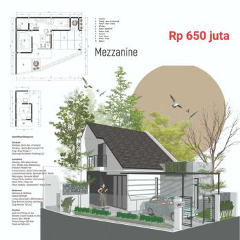 Rumah Minimalis Modern Lok dkt Kampus UMY, Harga cuma 400 Jutaan