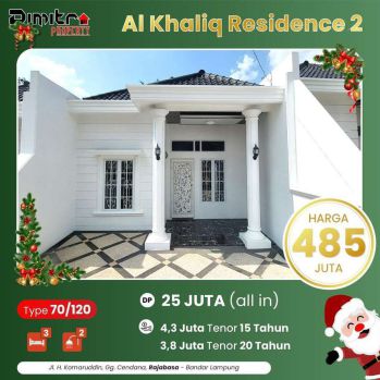 Al Khaliq residence 2 Tengah Kota dekat UNILA