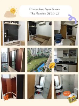 Sewa Apartemen The #Mansion Kemayoran 1BR, Furnish, Tinggal bawa koper
