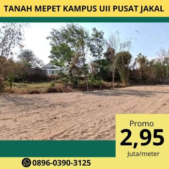 Tanah Cocok Untuk Kos Dekat UII Pusat Jalan Kaliurang Yogyakarta