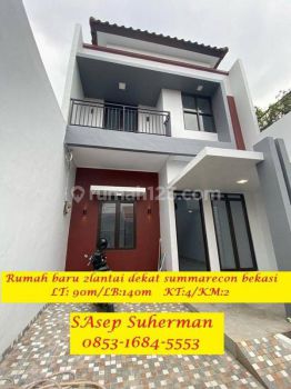 Dijual Murah Rumah Baru 2lantai Strategis Bebas Banjir Bekasi