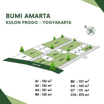 Tanah Jogja SHM 163 M², Dekat Bandara Yia, Buy 1 Get 1