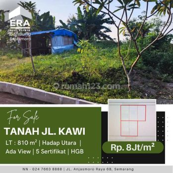 Dijual Tanah di Jl. Kawi, Candisari