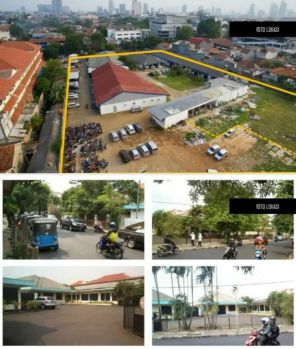 Jual lahan komersil cantik pinggir jalan raya