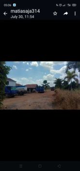Disewakan / dijual tanah dilandasan ulin , Jalan propinsi ke bandara .