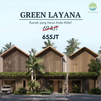 Rumah Konsep Tropis Modern 2 Lantai diSalatiga Lokasi di Samping Jalan