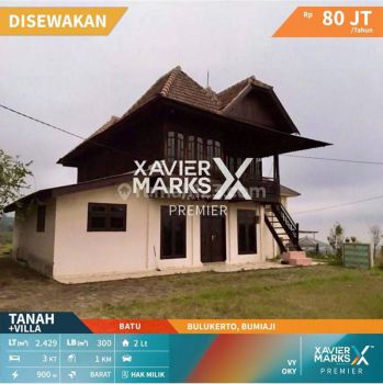 Villa View Pegunungan Cocok Untuk Cafe di Bumiaji Batu