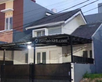 Rumah semi furnish, kamar 3+1 plus AC di Kemang Pratama, Bekasi