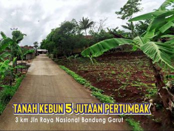 Tanah 400Rb/m2 di Cicalengka 3 KM MainRoad Bandung Garut LT 1820 m2