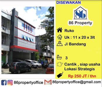 Disewakan Ruko Jl Bandang 2 Unit Dkt Tinumbu , Seram , Ujung , Andalas