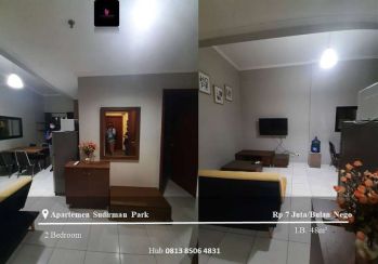 Sewa Apartemen Sudirman Park Low Floor 2BR Full Furnished View Pool