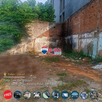 Tanah Luas dan strategis! Cocok untuk Office Building,Ruko, dan Ruko