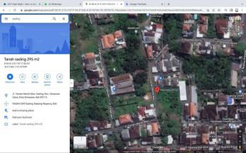 Tanah 145 m2 Taman Manik Mas Sading Nuansa Kori Ubung bisa Kredit KPT
