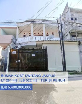 Hot Sale Rumah Kost 24 Kamar Dijual Di Kwitang Jakpus Terisi Penuh