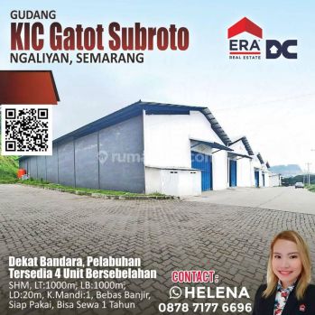 Gudang strategis tengah kota Semarang dekat tol disewakan di Kawasan industri