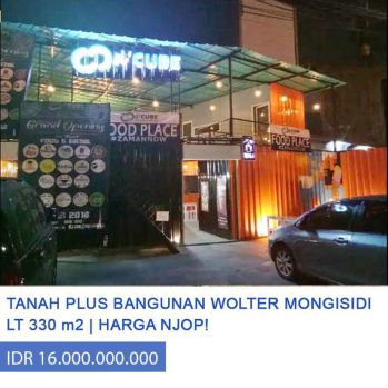 Hot Sale Bangunan Komersial Hitung Tanah Dijual Di Kebayoran Baru