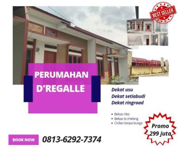 perumahan murah minimalis dekat USU promo akhir tahun