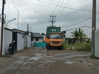 Tanah untuk industri luas 500 m akses kontainer 40 feet di gn Sindur