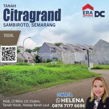 Tanah tengah kota Semarang strategis dekat Undip dekat Unimus di Citragrand