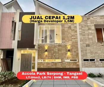 Jual Rumah Siap Huni di Serpong 1,2m Dibawah Harga Pasar