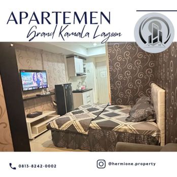 Staycation apartemen grand kamala lagoon