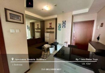 Disewakan Apartement Thamrin Residence Middle Floor 1BR Full Furnished