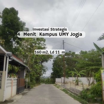 2 Km Pasar Gamping , SHM P LT 160 m2 Lingkungan Perumahan