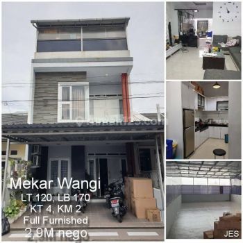 Rumah Minimalis di Mekar Wangi, Furnished, Sible