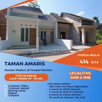 Rumah Minimalis di Jl Magelang Km 14 Dekat Pasar Ngemplak