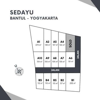 Tanah Area Perumahan Ciputra; Lahan Datar Siap Bangun, Siap Akad