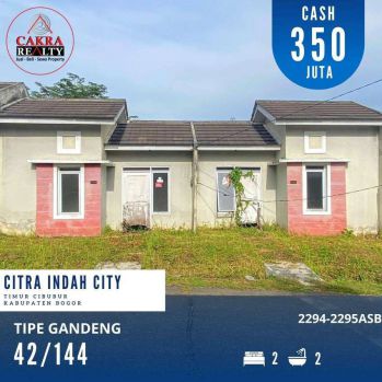 Rumah Gandeng 42/144 di Citra Indah City