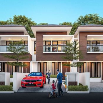 RUMAH TERMURAH 2 lantai di perumahan cluster solo baru