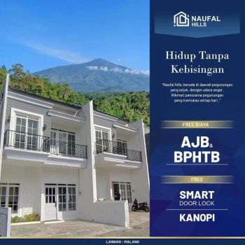 RUMAH VILLA MEWAH VIEW GUNUNG, KAWASAN ASRI  DP RENDAH ANGSURAN RINGAN